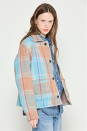 Original Chore Coat - Ecru Blue Plaid