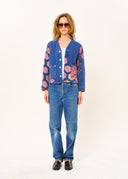 Cass Cardigan - Sunset Blue